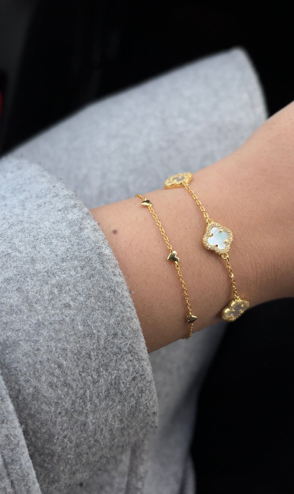 Tahlia: String of Hearts Bracelet - تحلية