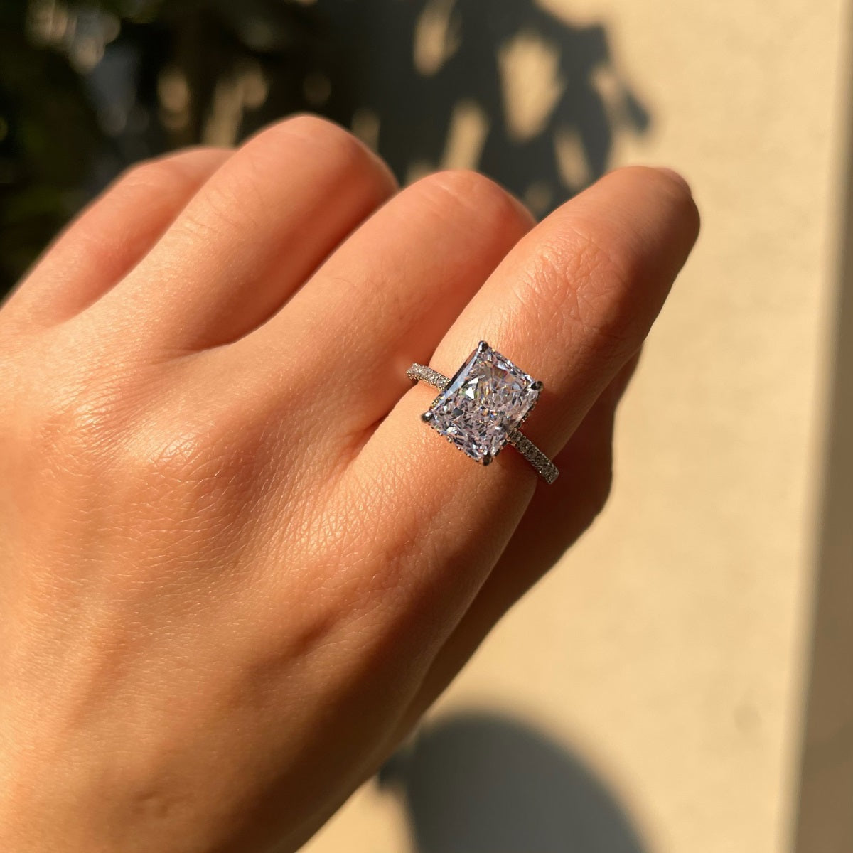 4.0 CT Radiant Aaliyah Ring