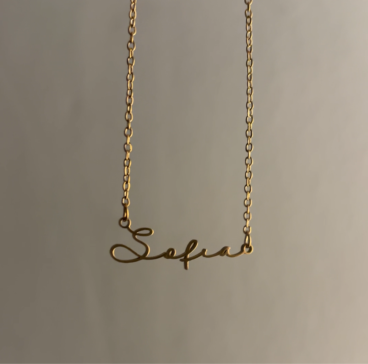 Signature Name Necklace