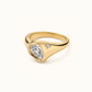 Pear Signet Ring