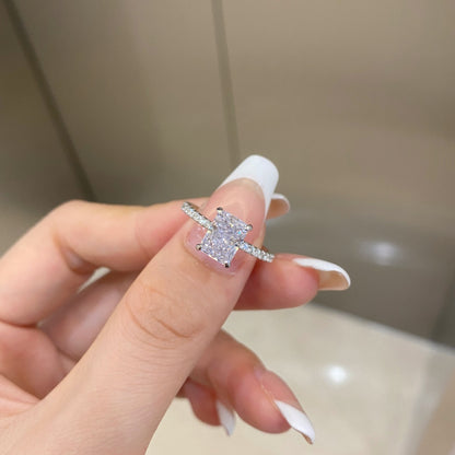 2.0 CT Radiant Cut Aaliyah Mini Ring