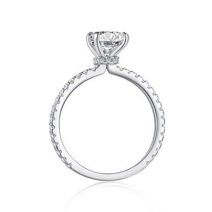 2.0 CT Radiant Cut Aaliyah Mini Ring