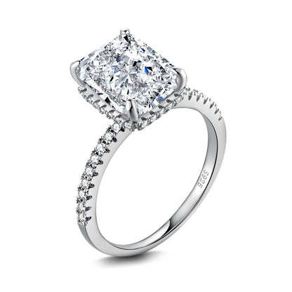 4.0 CT Radiant Aaliyah Ring