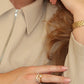 Pear Signet Ring