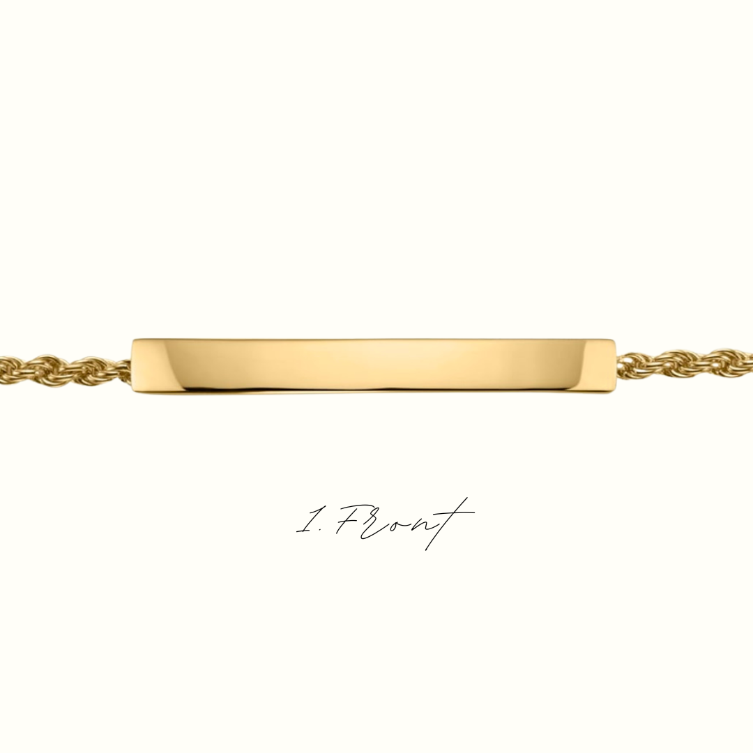 Rawiya: Engraved Bracelet - راوية