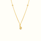 Azra: Arabic initial necklace - عذراء