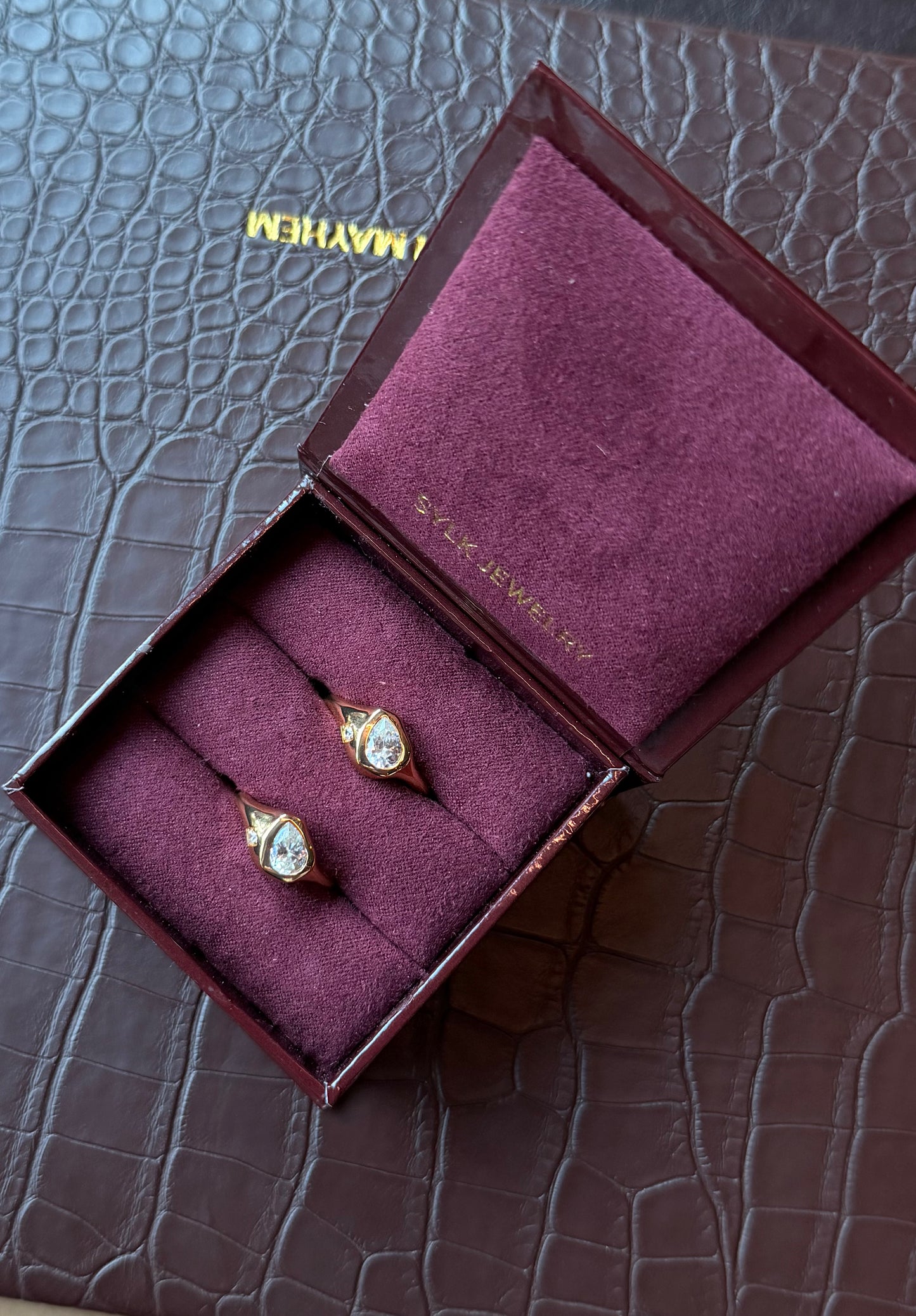 Pear Signet Ring