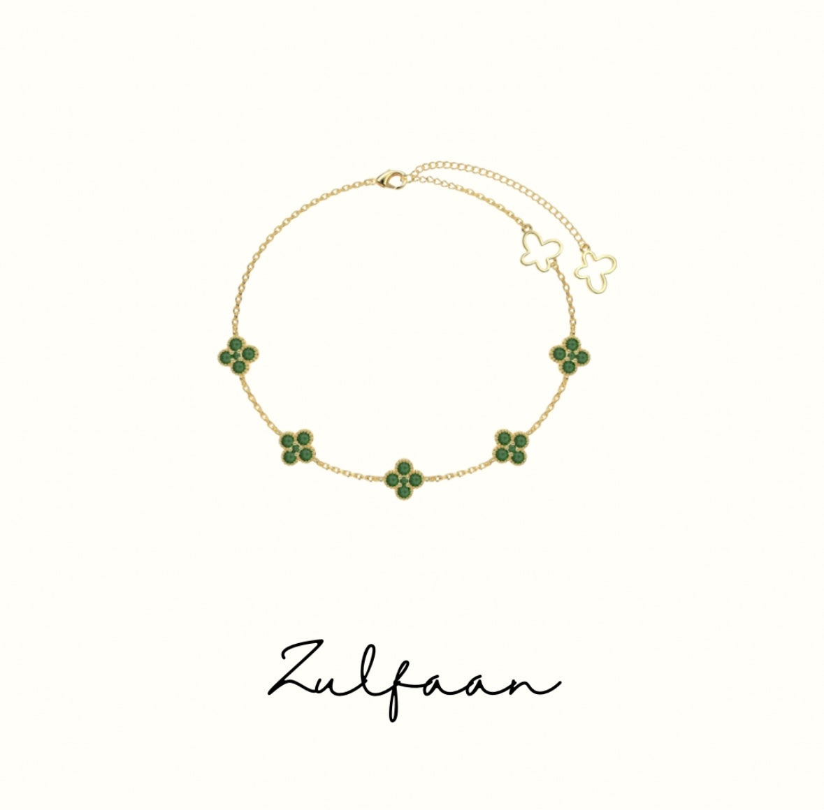 Zulfaan Bracelet in Green