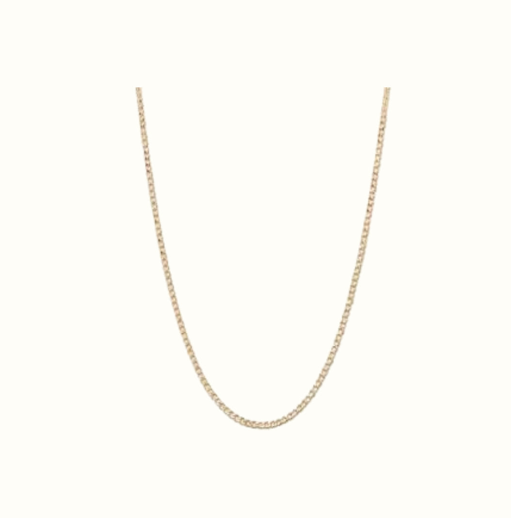 Classic curb necklace