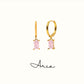 Aria Pink drop Earring