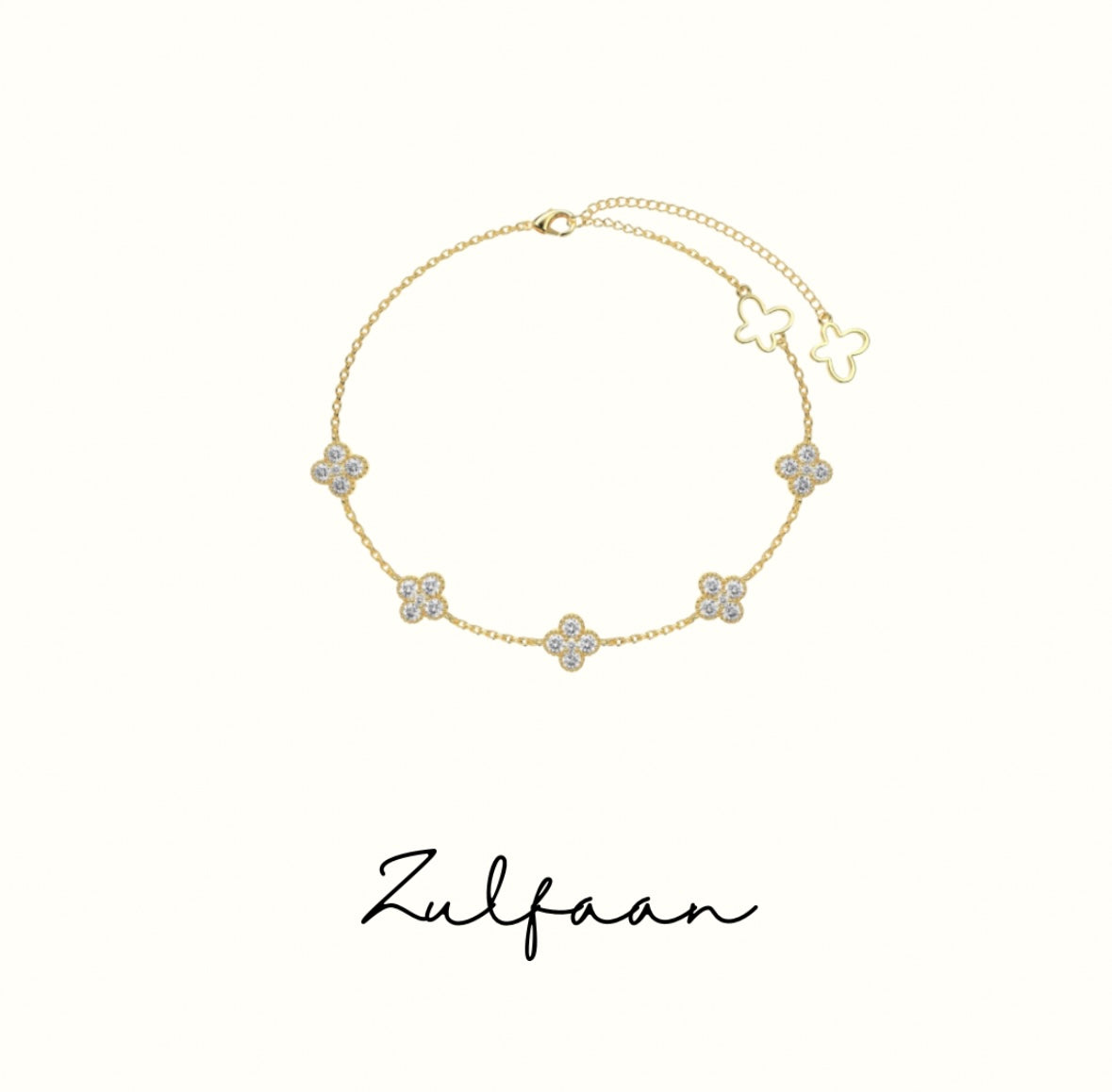 Zulfaan Bracelet in White