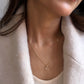 Azra: Arabic initial necklace - عذراء