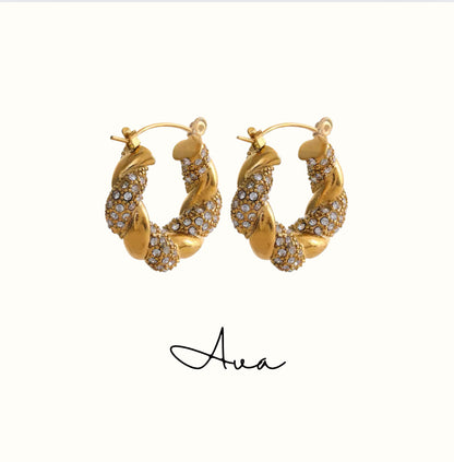 Ava Twist Hoops