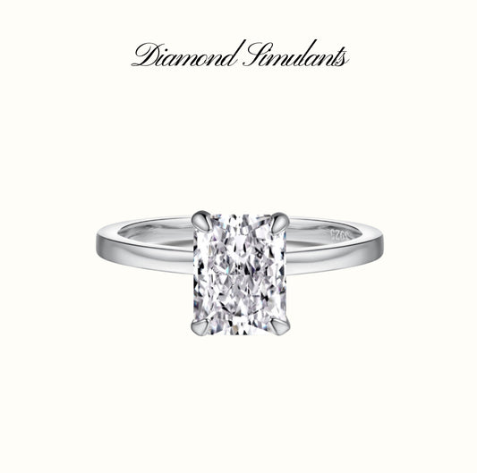 2.0 CT Radiant Amara Mini Ring