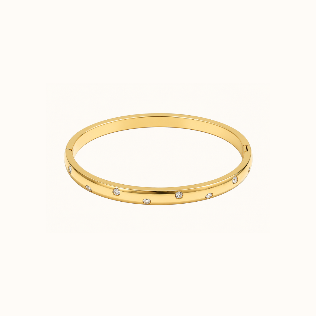 Krystal polka dot Bangle