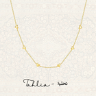 Tahlia: String of Hearts Necklace - تحلية