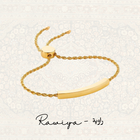 Rawiya: Engraved Bracelet - راوية