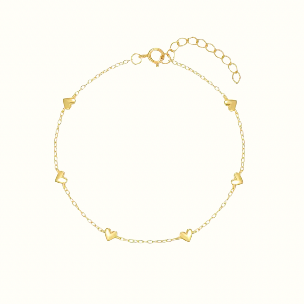 Tahlia: String of Hearts Bracelet - تحلية