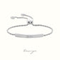 Rawiya Engraved Bracelet - Silver