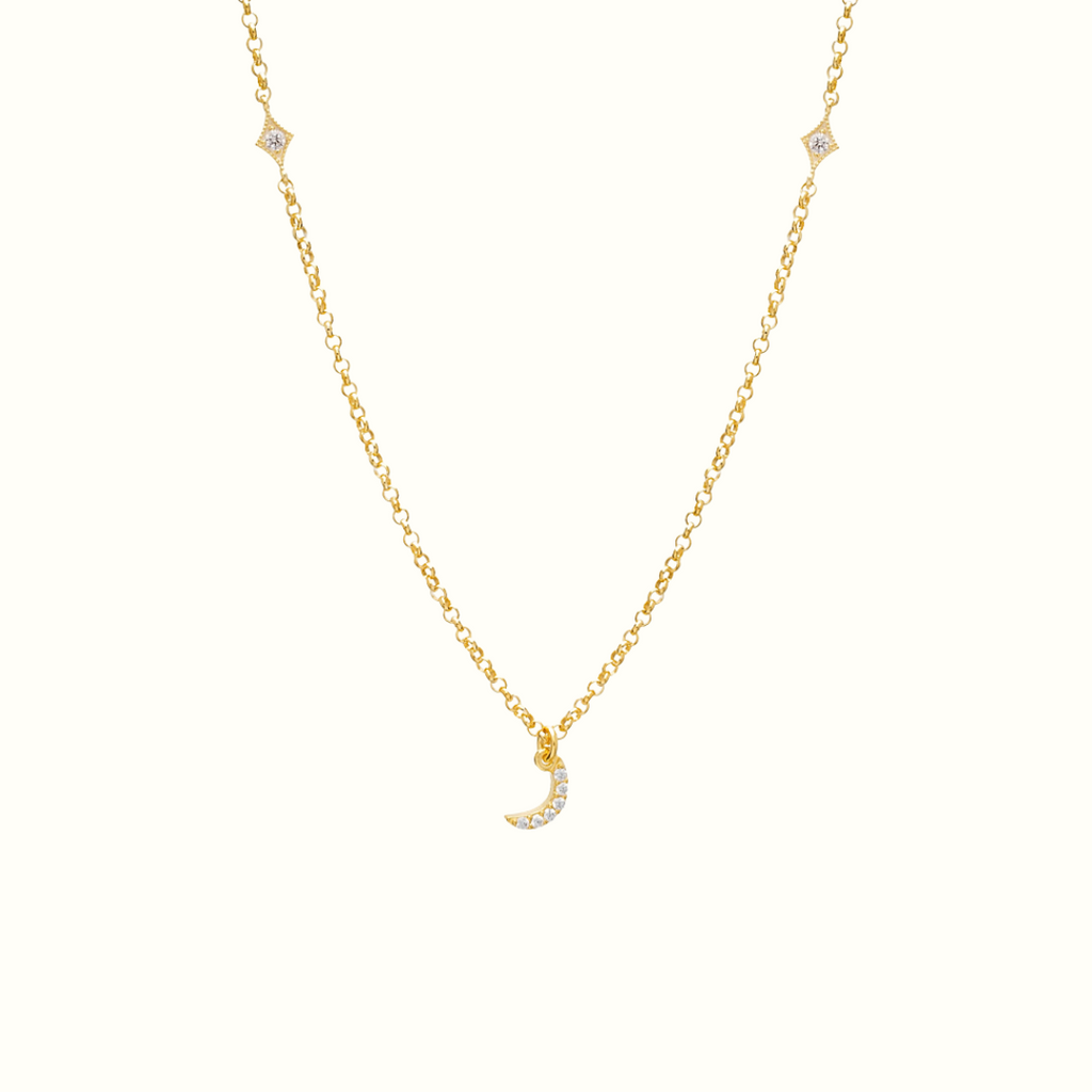 Azra: Arabic initial necklace - عذراء