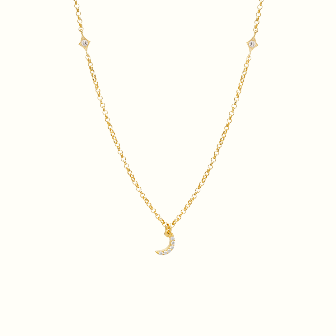 Azra: Arabic initial necklace - عذراء