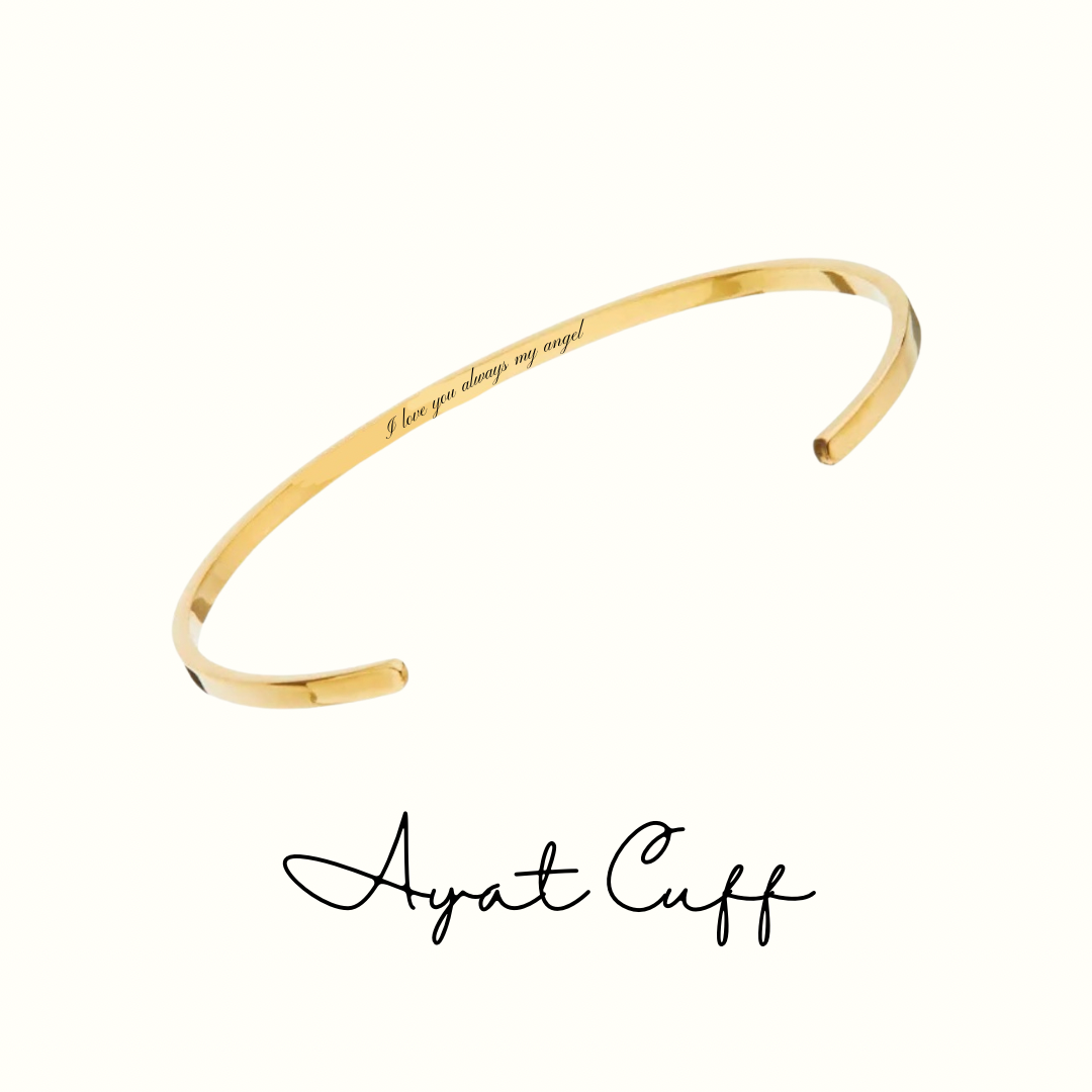 Ayat Engraved Cuff