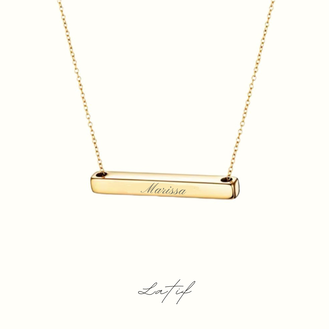 Latif Engraved Bar