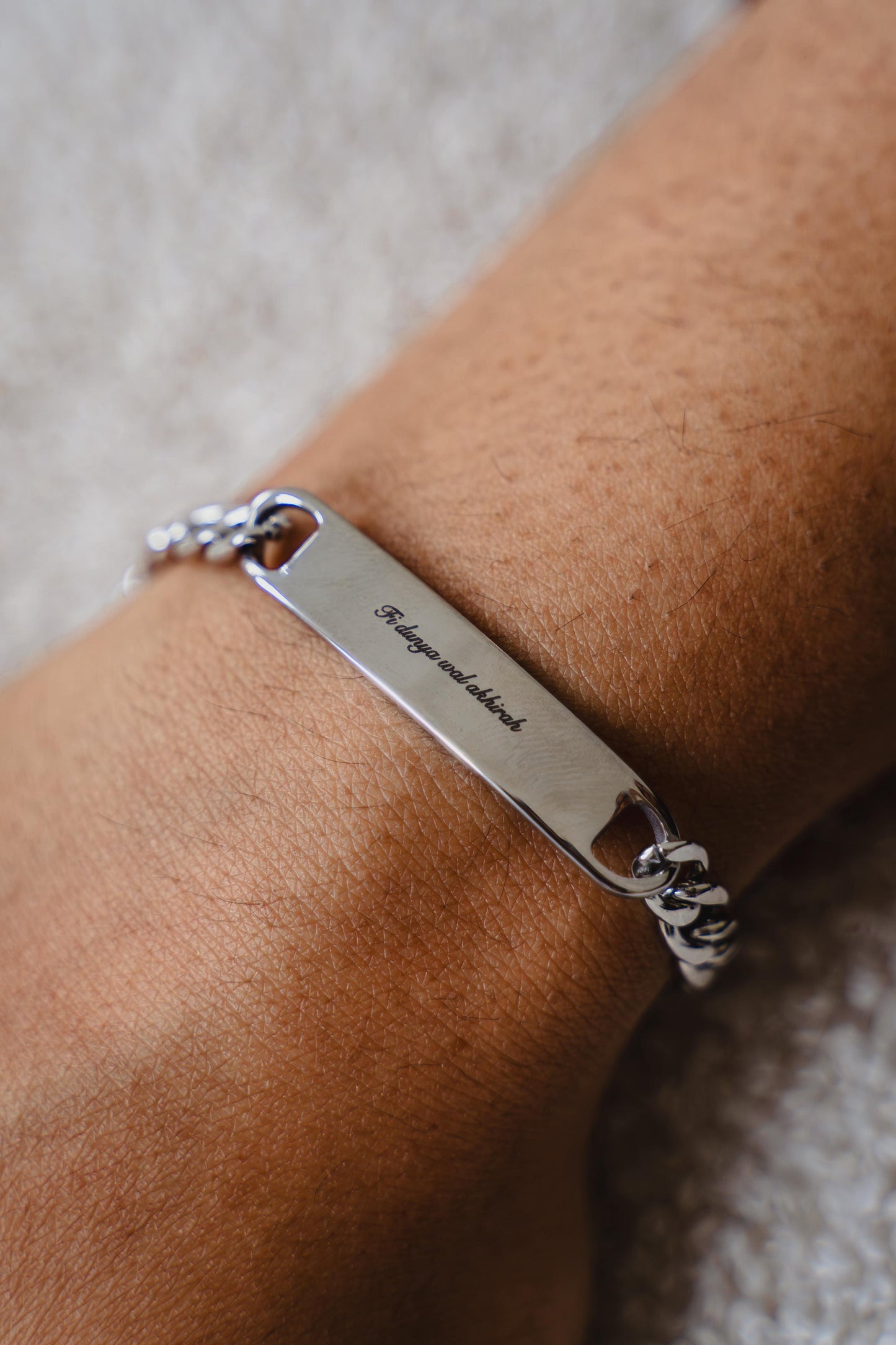 Amir engraved bracelet