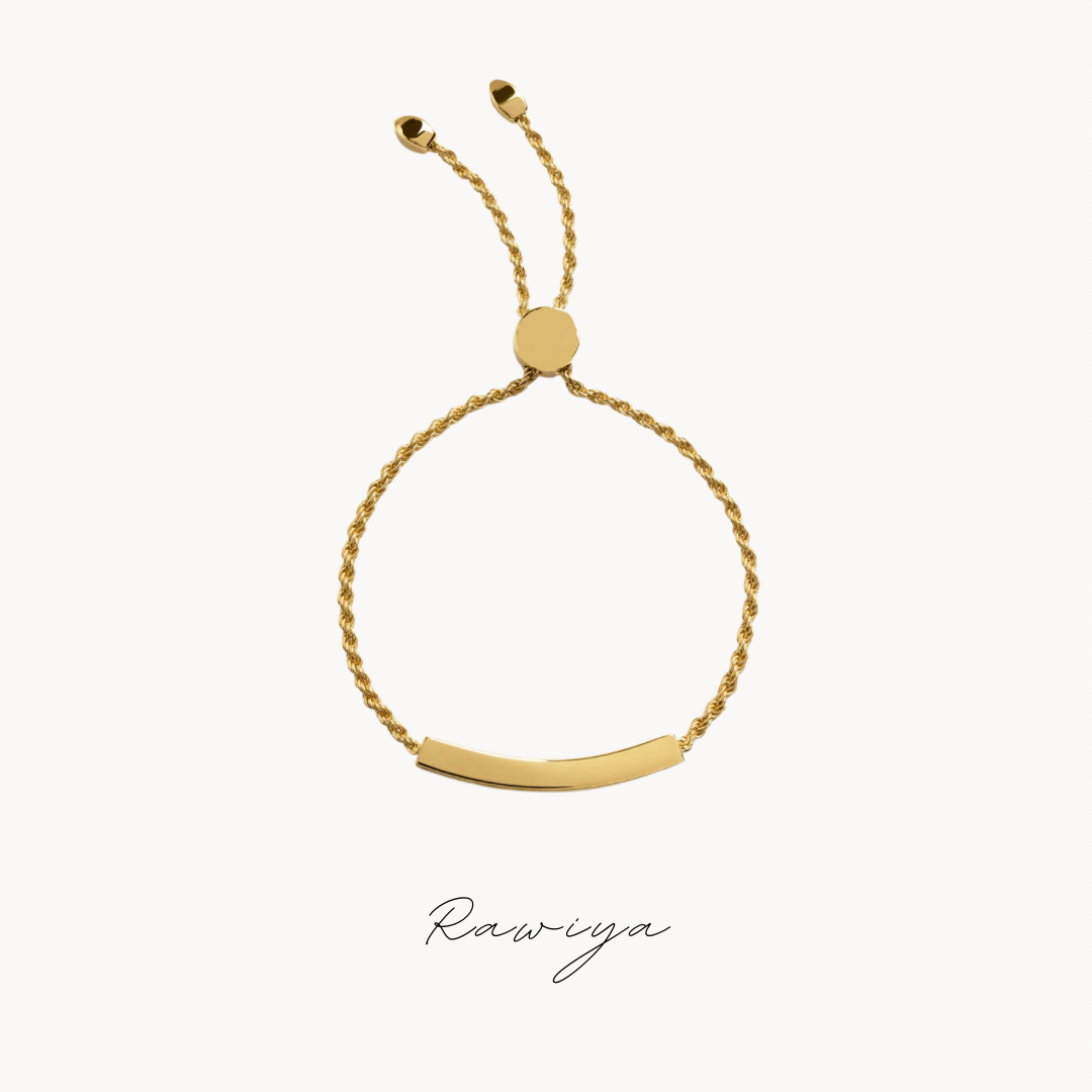 Rawiya: Engraved Bracelet - راوية