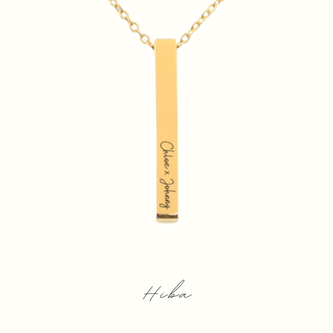 Hiba Engraved Tab