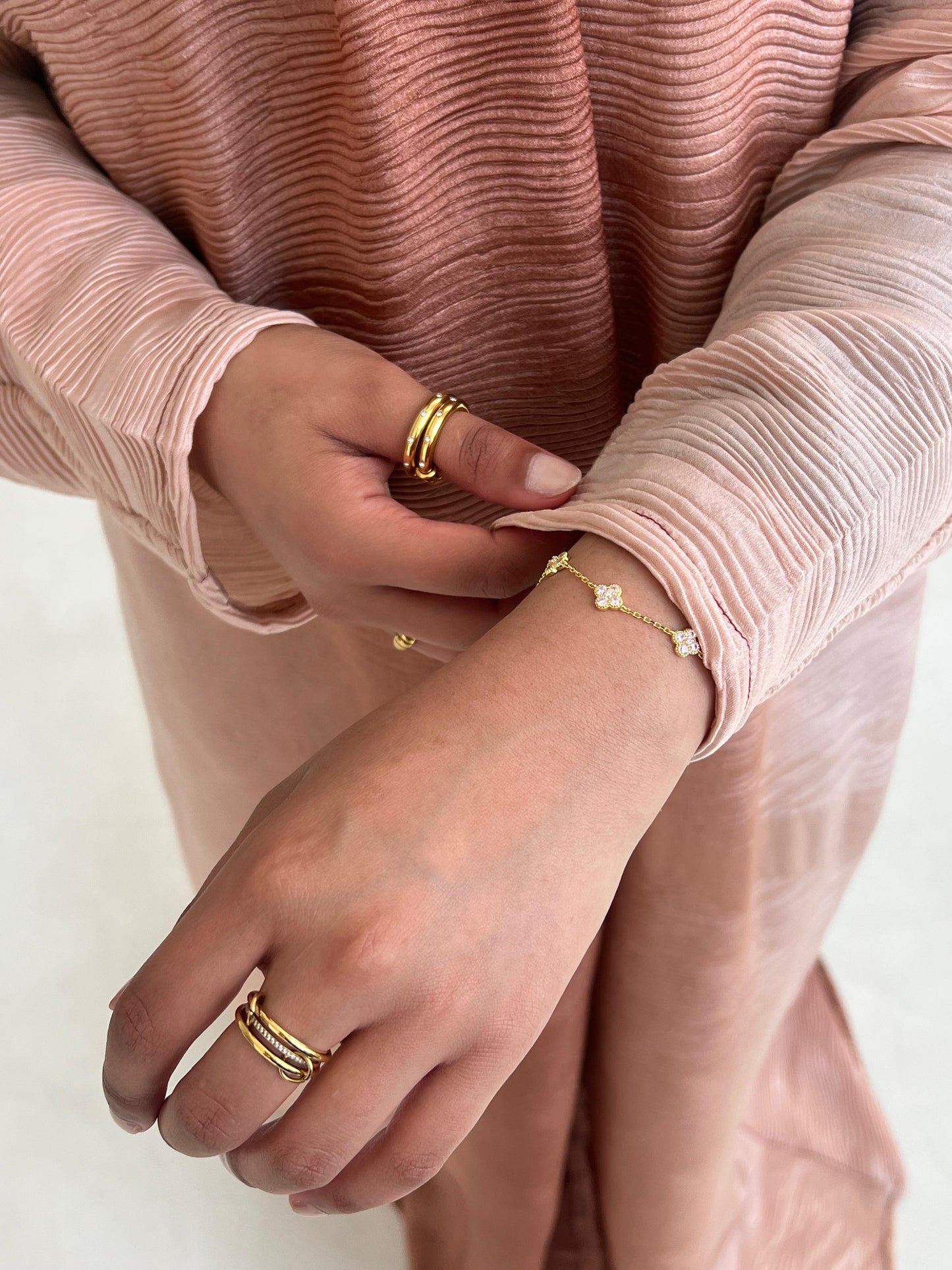 Champagne Pink Zulfaan Bracelet