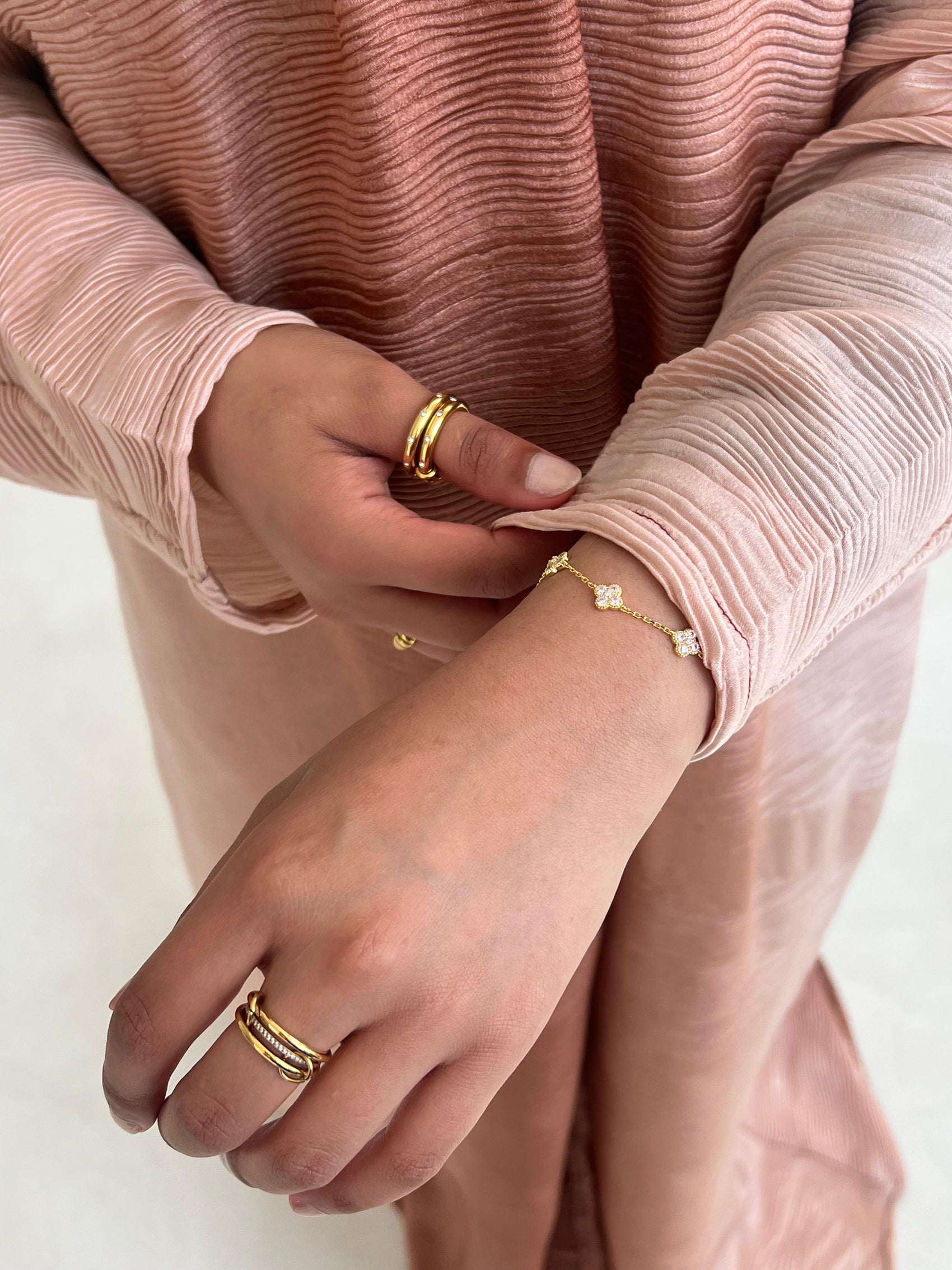 Champagne Pink Zulfaan Bracelet