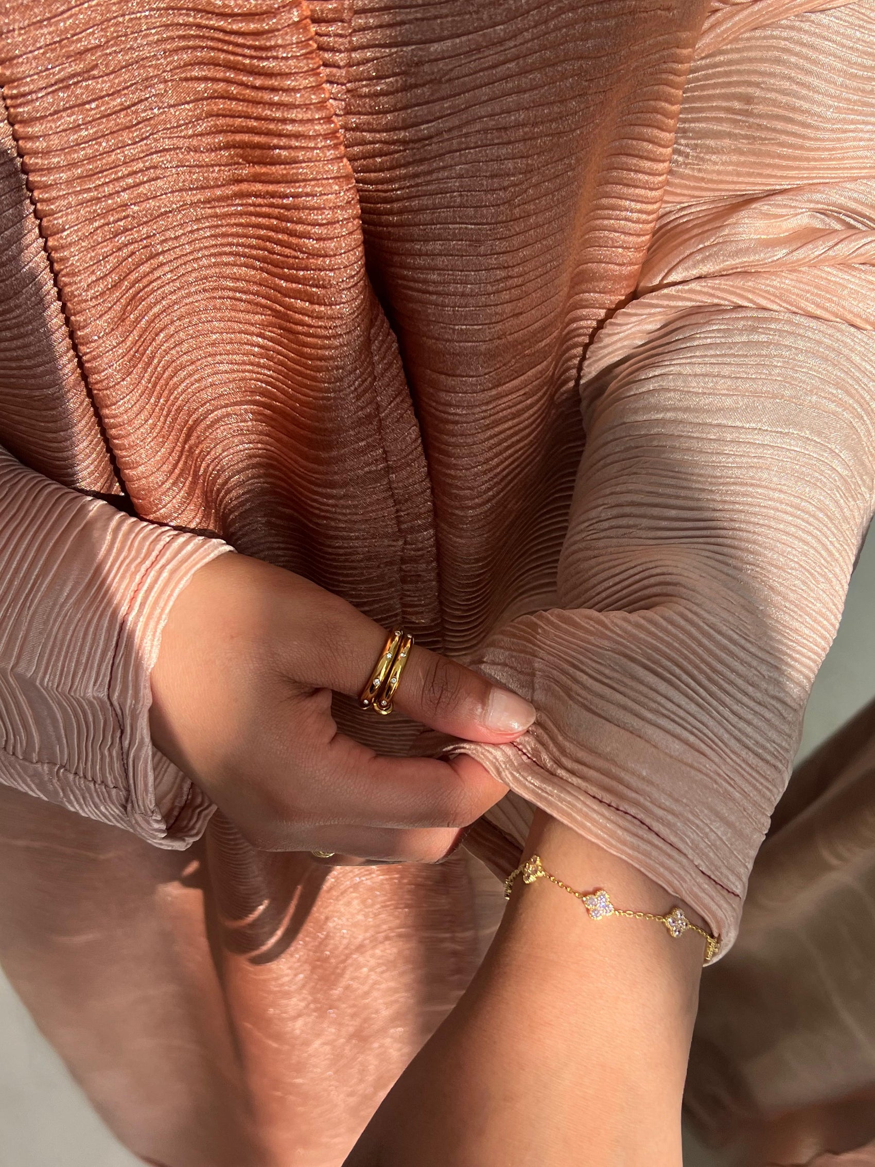 Champagne Pink Zulfaan Bracelet