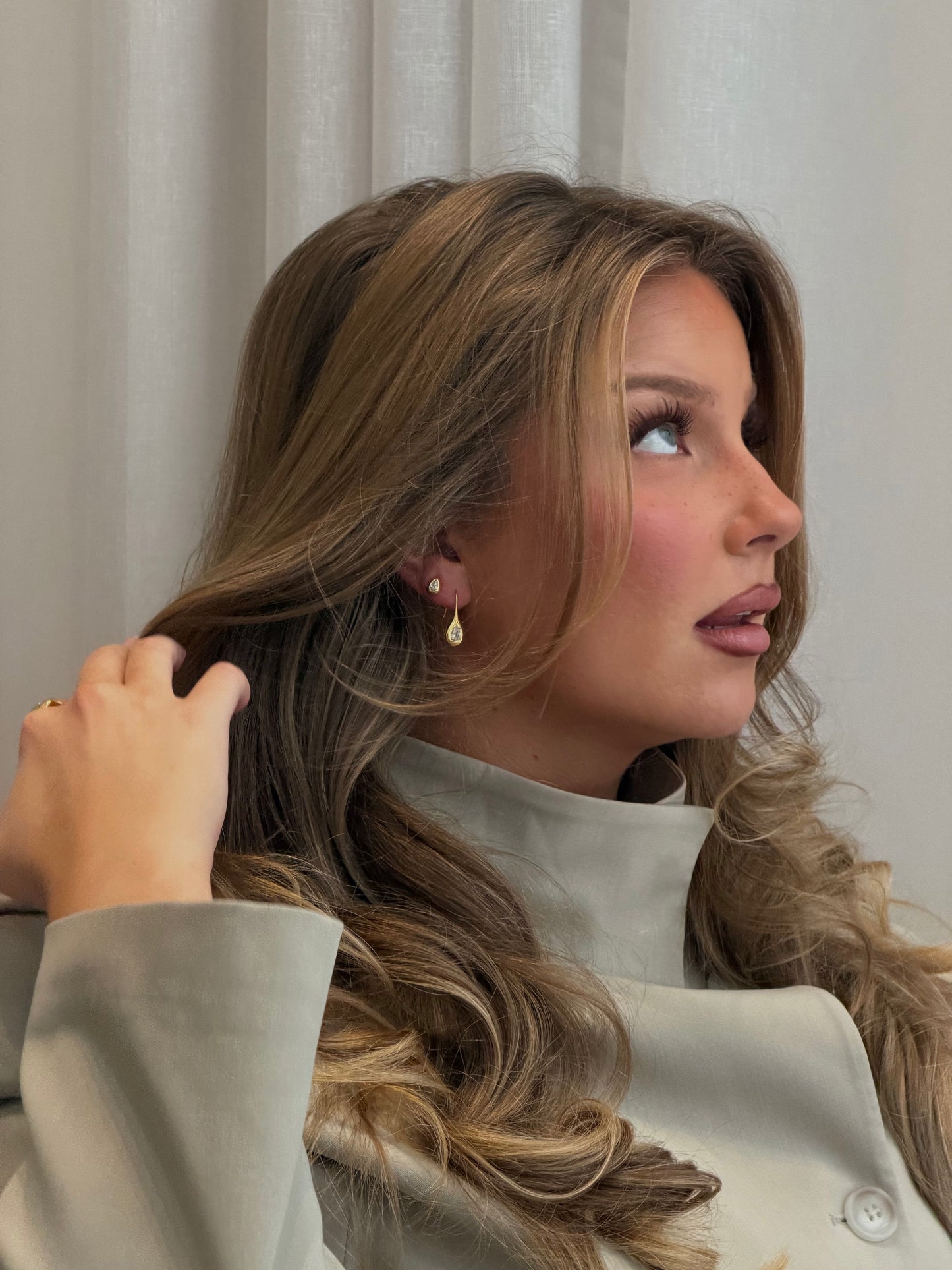 Pear Hook Earrings