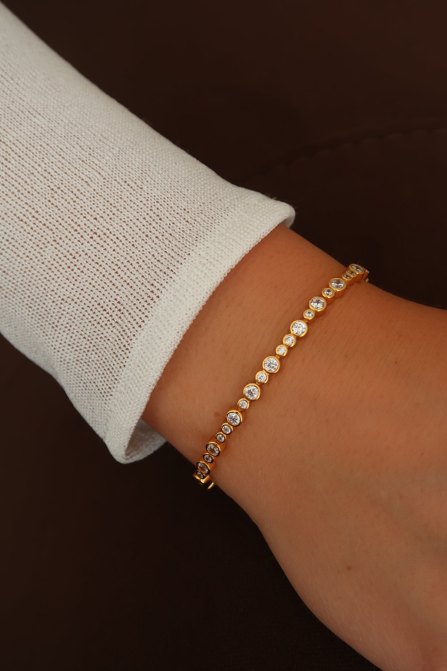 Stargazer Tennis Bracelet