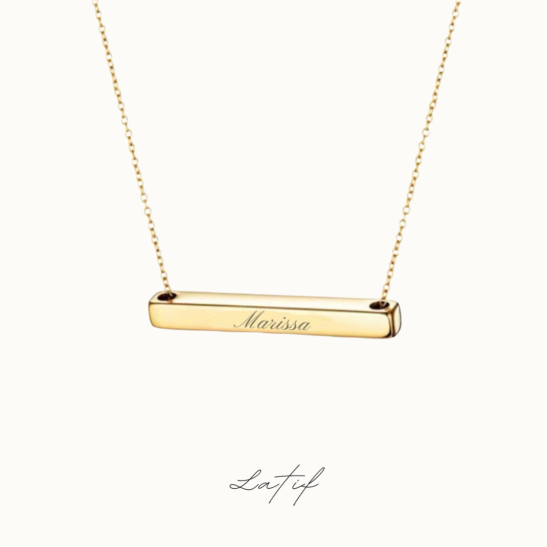 Latif Engraved Bar
