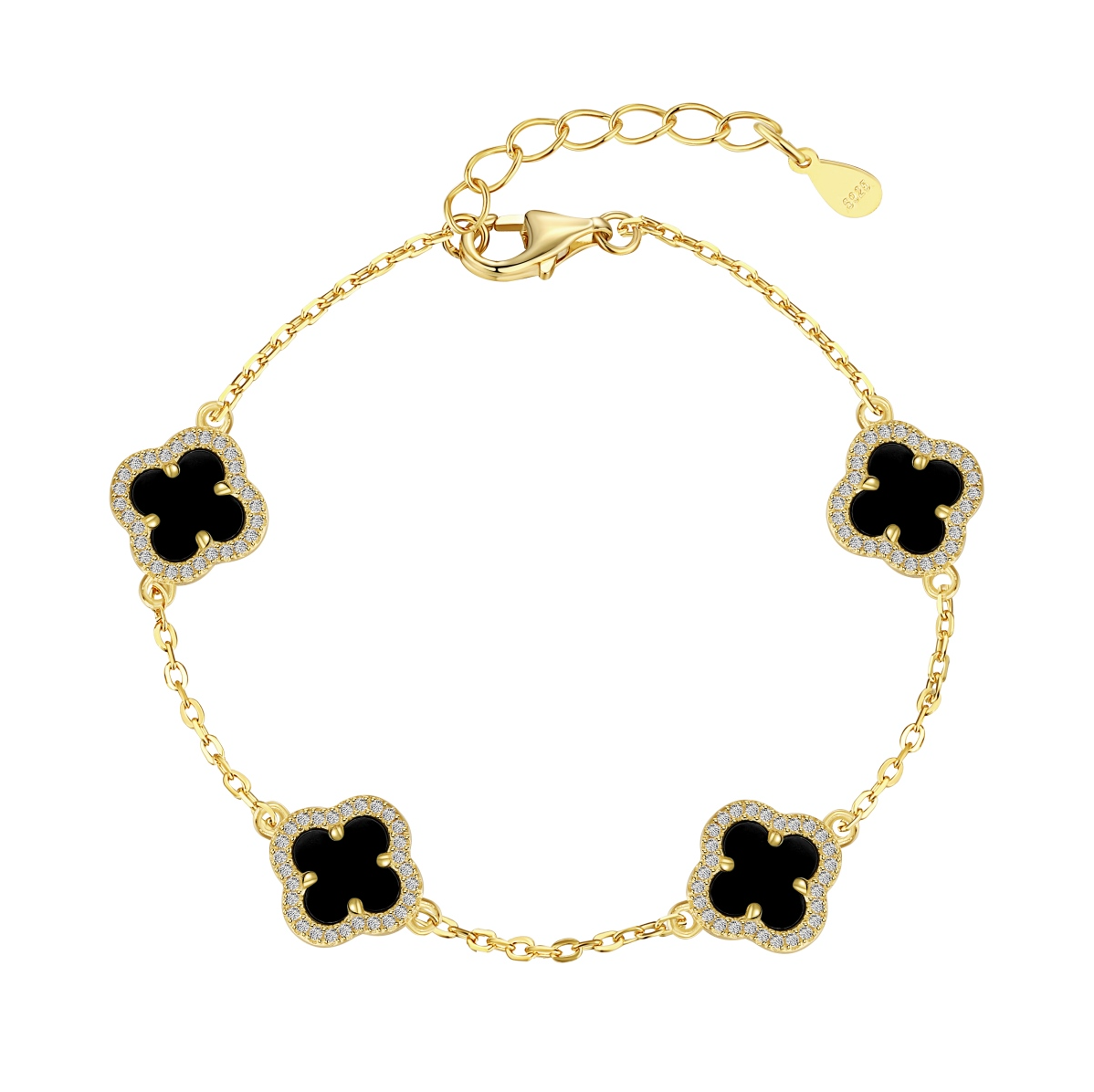 Elham Black Clover bracelet